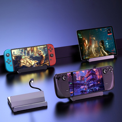 Choetch M52 HUB for Steam Deck USB-C - USB-C PD/USB-A/HDMI/RJ45 - Gray