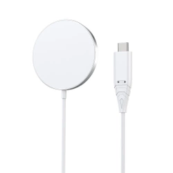 Choetech 15W Qi wireless inductive charger with MagSafe white (H046+T518-F)