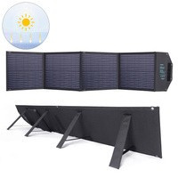 Choetech ładowarka solarna 100W składana 2x USB 1x USB C PD QC czarna (SC009-V2)