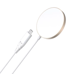 Choetech bezprzewodowa ładowarka magnetyczna 15W MagSafe do iPhone 12/13/14 złota (T518-F-GO)