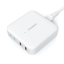 Choetech PD8008 100W GaN-Schnellladegerät 2x USB-A / 2x USB-C - Weiß