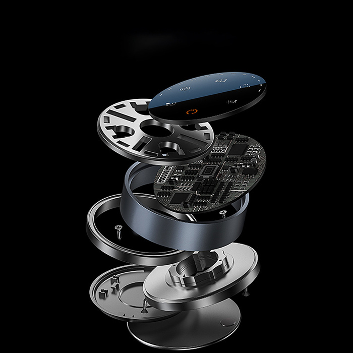 Elesense biurowa bezprzewodowo sterowana lampka LED oświetlenie na monitor 2 szt. czarny (E1129)