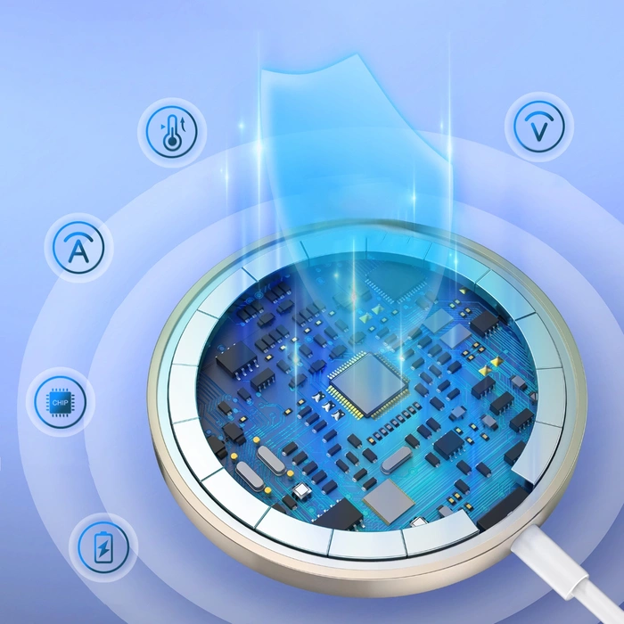 Choetech magnetisches kabelloses Ladegerät 15W MagSafe für iPhone 12/13/14 Gold (T518-F-GO)