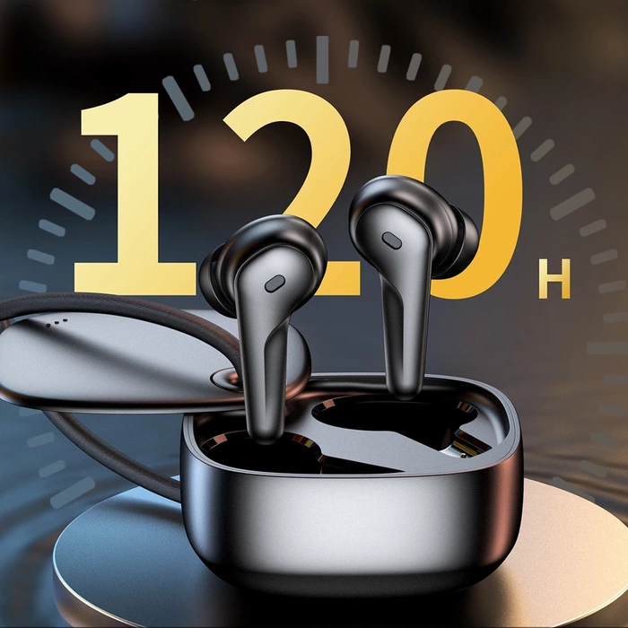 Słuchawki Choetech BH-T17 bezprzewodowe TWS ANC ENC IPX6 - czarne