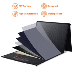 Choetech foldable solar charger 120W 1 x USB Type C / 2 x USB Type A (SC008)