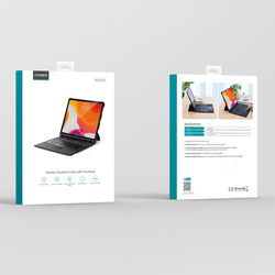 Choetech Keyboard Case Cover for iPad Pro 12.9' 2020 / 2021 Wireless Bluetooth Keyboard Black (BH-015)