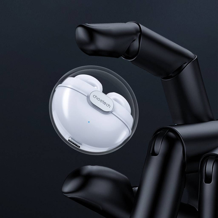 Choetech kopfhörer kabelloses TWS mit hülle laden weiß (BH-T08)